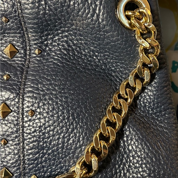 Michael Kors Jet Set Blue Leather Shoulder Bag. - Picture 6 of 7